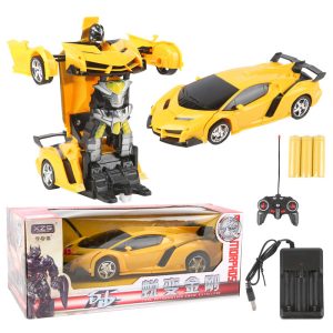 Ask Lu Deformation Remote Control Car King Kong Robot Rechargeable Internet Red Children's Toy Car Boys' Birthday Gift