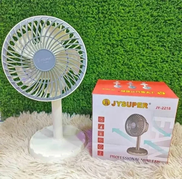 JYSUPER JY-2218 Professional Rechargeable Portable Mini Table Fan